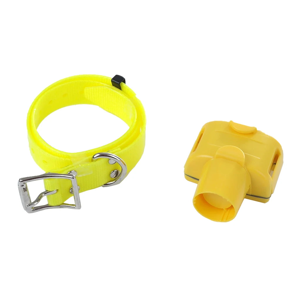 JANPET Yellow Hunting Dog Collar Beeper Waterproof For Trainings