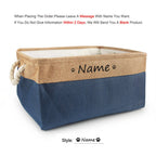 Custom Name Dog Toys Clothes Accessories Organize Storage