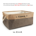 Custom Name Dog Toys Clothes Accessories Organize Storage