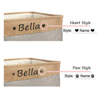 Custom Name Dog Toys Clothes Accessories Organize Storage