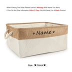 Custom Name Dog Toys Clothes Accessories Organize Storage