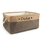 Custom Name Dog Toys Clothes Accessories Organize Storage