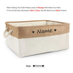 Custom Name Dog Toys Clothes Accessories Organize Storage