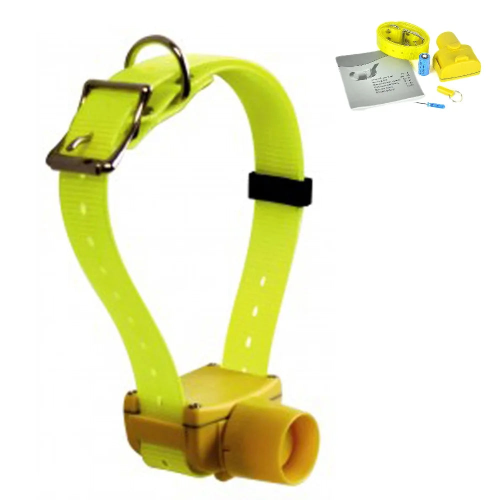 JANPET Yellow Hunting Dog Collar Beeper Waterproof For Trainings