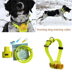 JANPET Yellow Hunting Dog Collar Beeper Waterproof For Trainings