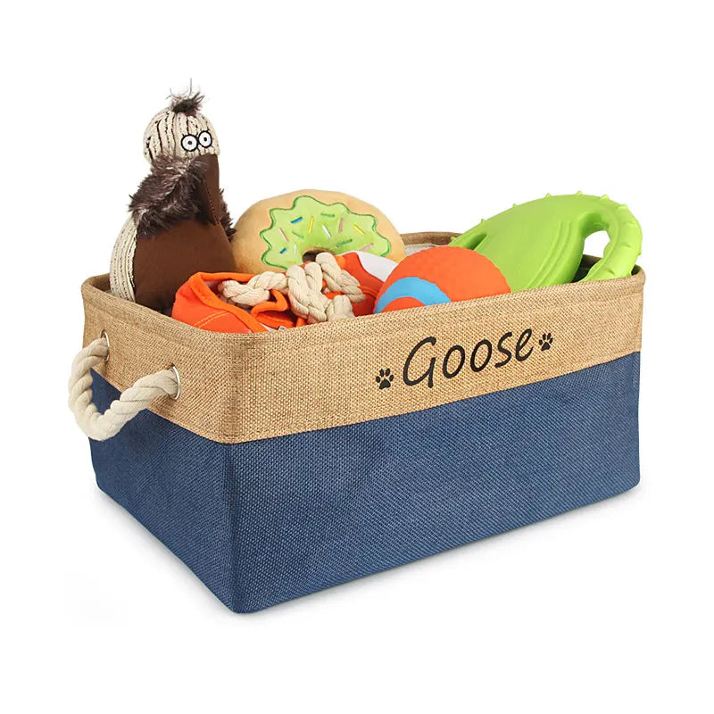 Custom Name Dog Toys Clothes Accessories Organize Storage