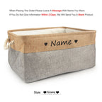 Custom Name Dog Toys Clothes Accessories Organize Storage