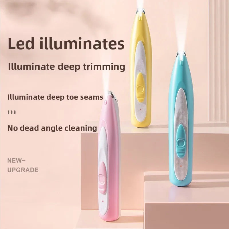 Professional Cordless Dog Grooming Clippers & LED Light LCD Display