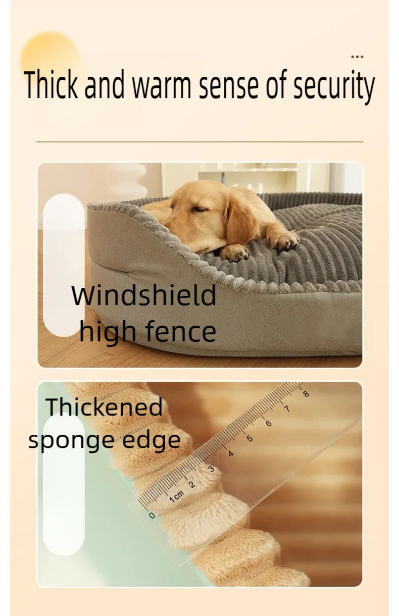 Small Medium Large Dogs Bed, Winter Indoor outdoor use Warm