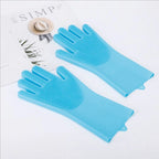 Dog bath Scrub brush Teddy silicone gloves anti-scratch and anti-bite bath