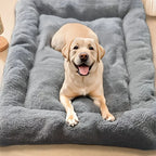 Oversized Rectangle Plush Pet Bed, Soft Polyester