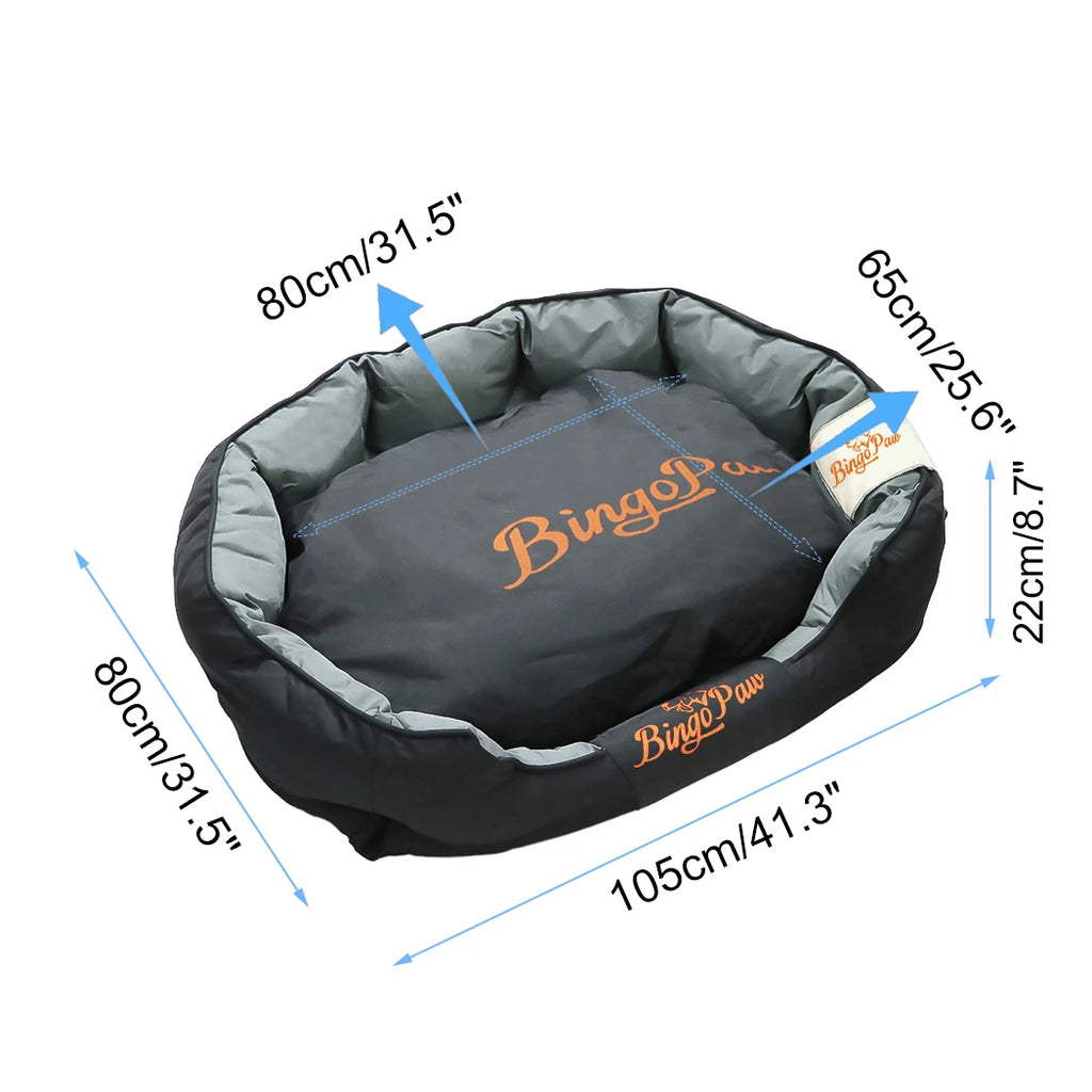 Dog Bed for All Season Calming Sleeping Cushion with Removable Cover