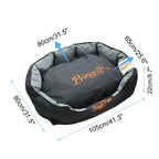Dog Bed for All Season Calming Sleeping Cushion with Removable Cover