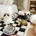 Pet Warm Bed Mat Scratchable Blanket Washable Cushion Couch Protector