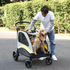 Dog Stroller Ultra-large 4 Wheels Pet Jogger