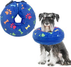 Soft Inflatable Dog Collar Post-Surgery Recovery Donut, Stops Licking Wounds