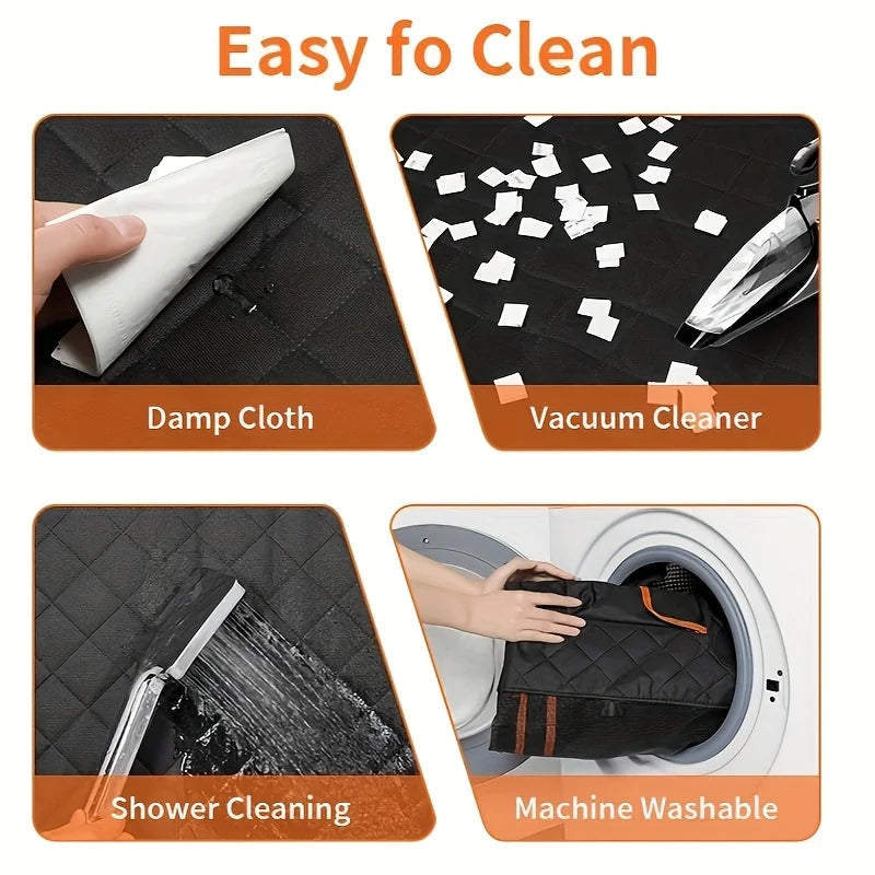 Heavy Duty Scratch Resistant Anti Slip Durable Soft Dog Car Seat Cover