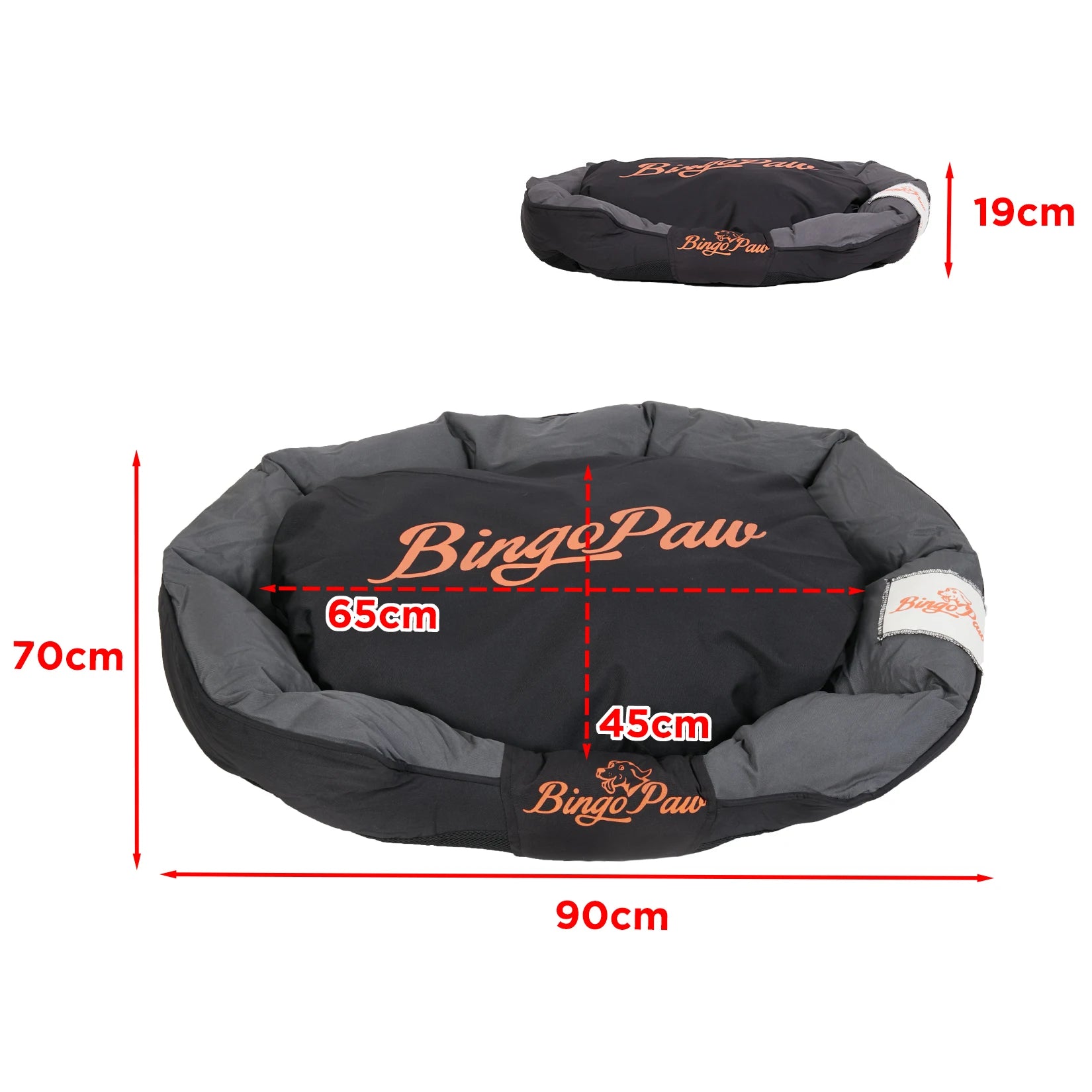 Dog Bed for All Season Calming Sleeping Cushion with Removable Cover