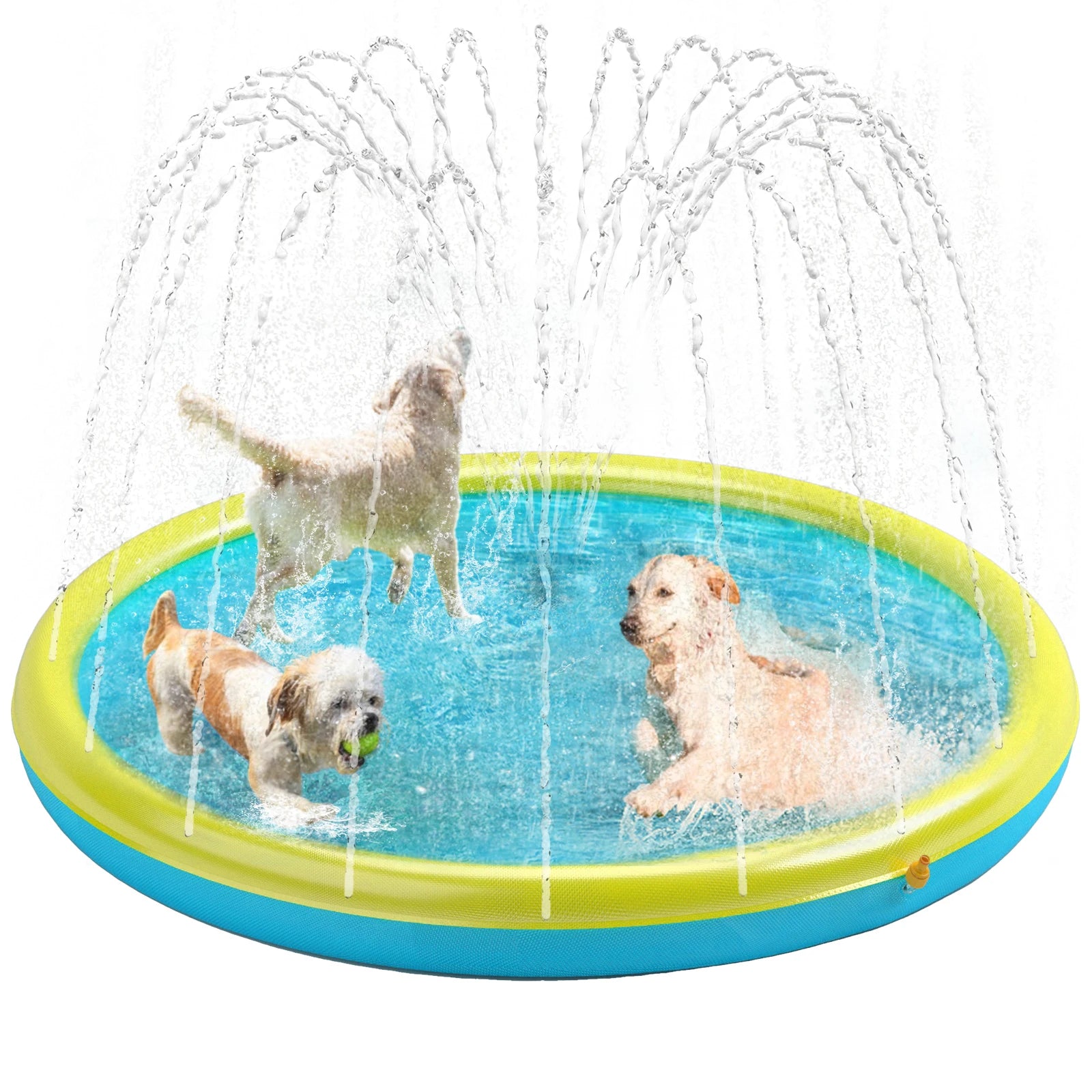 Interactive Non-Slip Sprinkler Splash Play Pad for Dogs