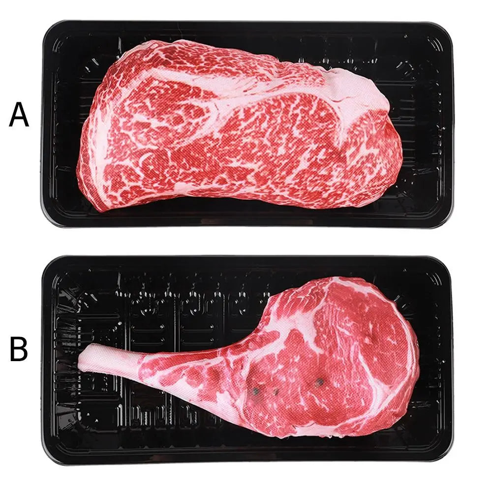 Simulation Squeaky Steak Bite-Resistant Bone Dog Toys