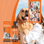 Natural Pet Shampoo Removes Odor & Tangles, Flea & Insect Repellent,