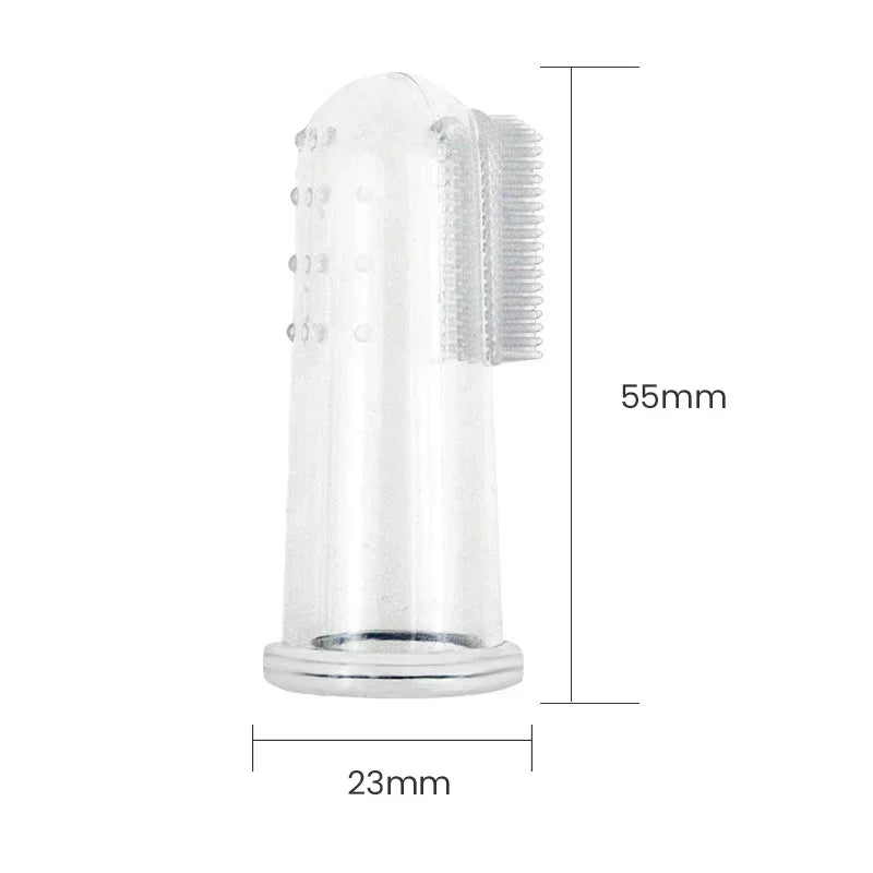 Ultra Soft Silicone Finger Toothbrush for Pets