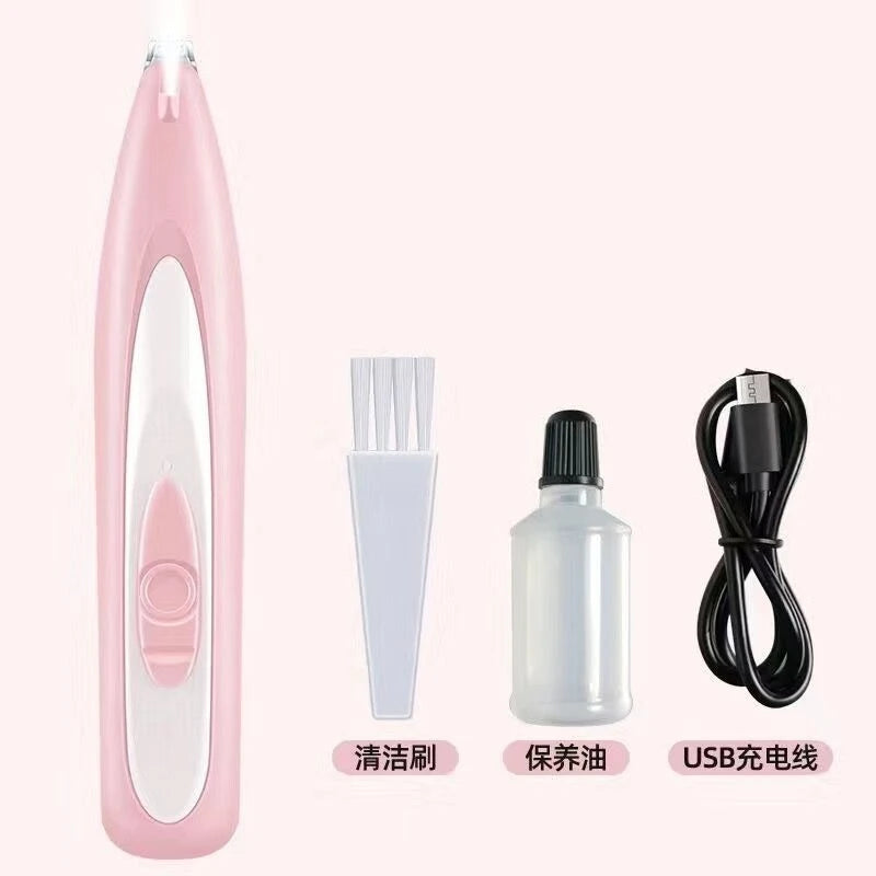 Professional Cordless Dog Grooming Clippers & LED Light LCD Display