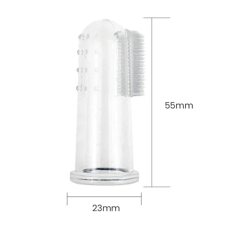 Ultra Soft Silicone Finger Toothbrush for Pets