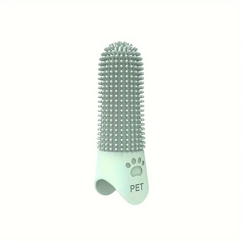 Soft Silicone Dog Toothbrush 360° Finger Toothbrush