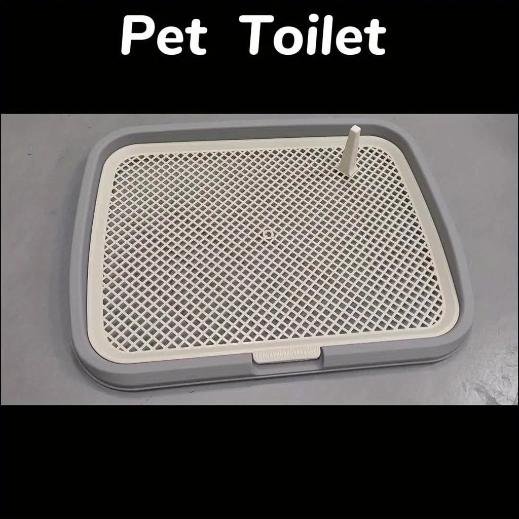 Plastic Dog Pee Pad With Removable Net, Reusable Potty Trainer Tray