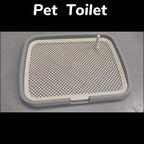 Plastic Dog Pee Pad With Removable Net, Reusable Potty Trainer Tray