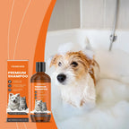 Natural Pet Shampoo Removes Odor & Tangles, Flea & Insect Repellent,