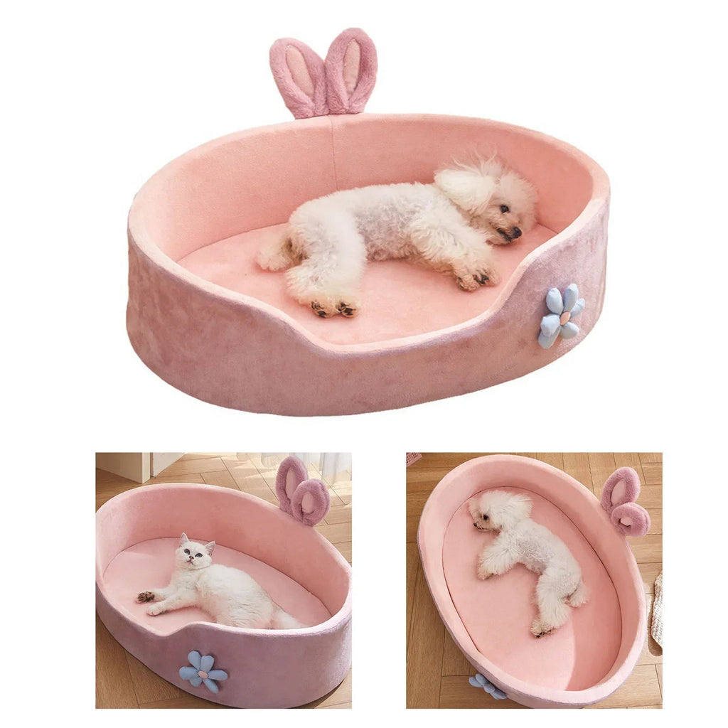 Dog Soft Detachable Washable Warm Sleeping Bed