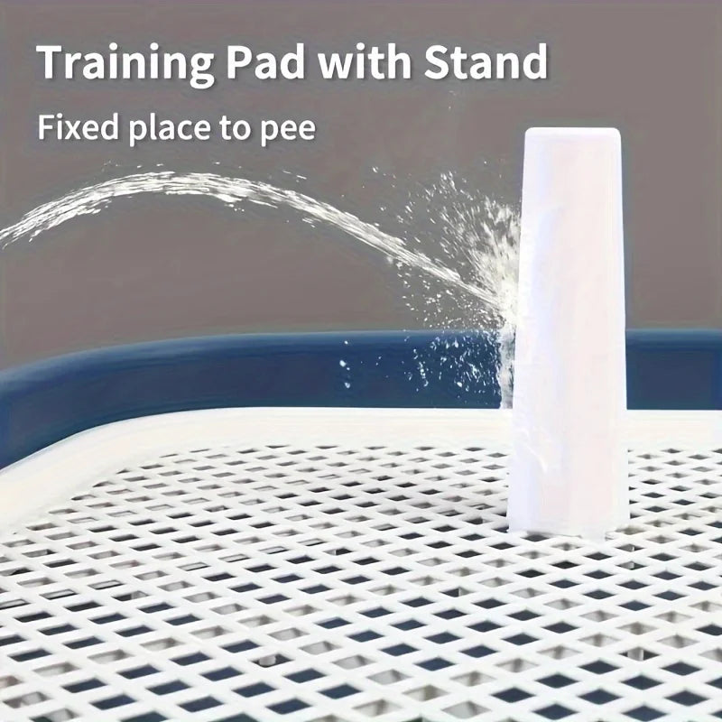 Plastic Dog Pee Pad With Removable Net, Reusable Potty Trainer Tray
