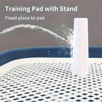 Plastic Dog Pee Pad With Removable Net, Reusable Potty Trainer Tray