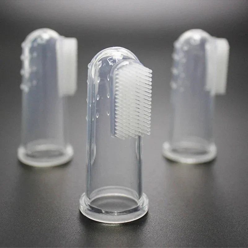 Ultra Soft Silicone Finger Toothbrush for Pets
