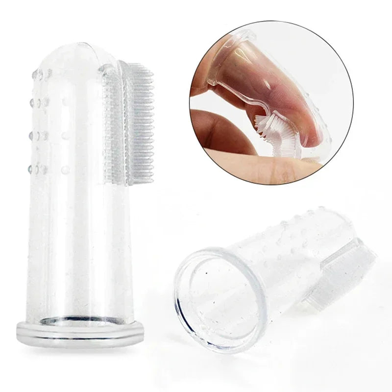 Ultra Soft Silicone Finger Toothbrush for Pets