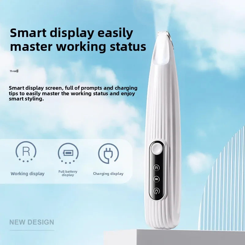 Professional Cordless Dog Grooming Clippers & LED Light LCD Display