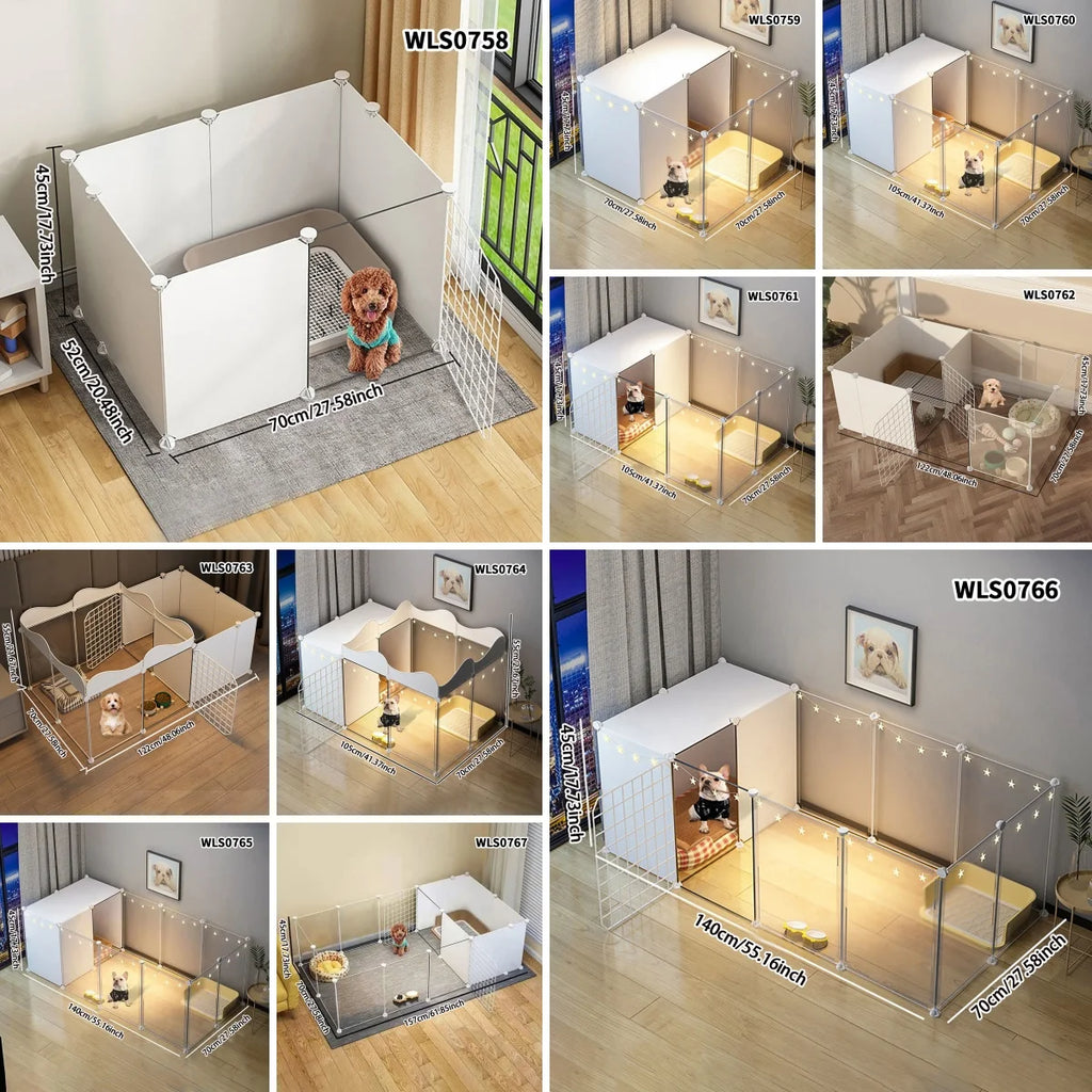 Iron Guardrail For Small Size Dogs Indoor Kennel Fence