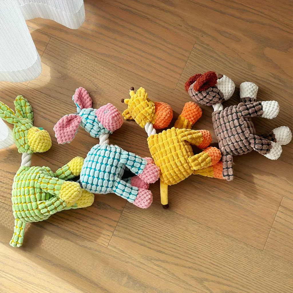 Squeaky Chewable Interactive Dog Toy with Funny Sound, Teething Toy