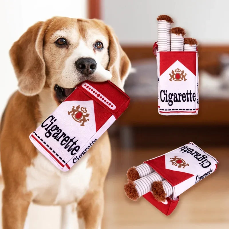 Funny Interactive Plush Giggling Chewing Dog Toys