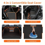 Heavy Duty Scratch Resistant Anti Slip Durable Soft Dog Car Seat Cover