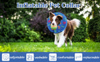 Soft Inflatable Dog Collar Post-Surgery Recovery Donut, Stops Licking Wounds