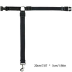 Adjustable 20cm 2-in-1 Nylon Pet Car Seat Belt Leash