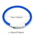 Luminous Anti-Lost Dog Collar USB Rechargeable Dog Led Light