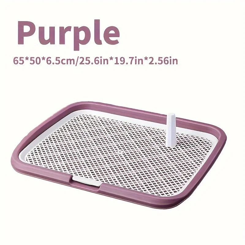Plastic Dog Pee Pad With Removable Net, Reusable Potty Trainer Tray