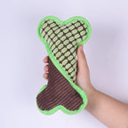 Dogs Plush Squeaky Stuffed Bones Toys, Puppy Birthday Gifts