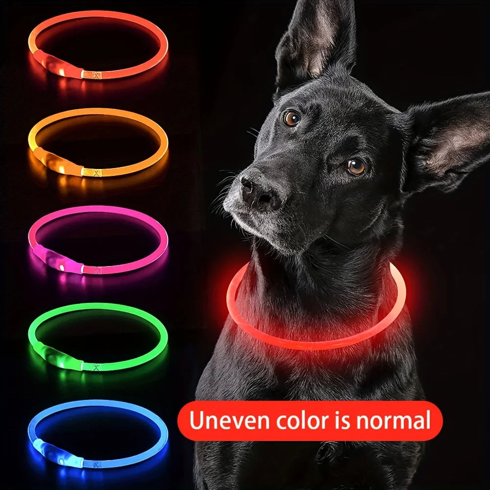 Luminous Anti-Lost Dog Collar USB Rechargeable Dog Led Light