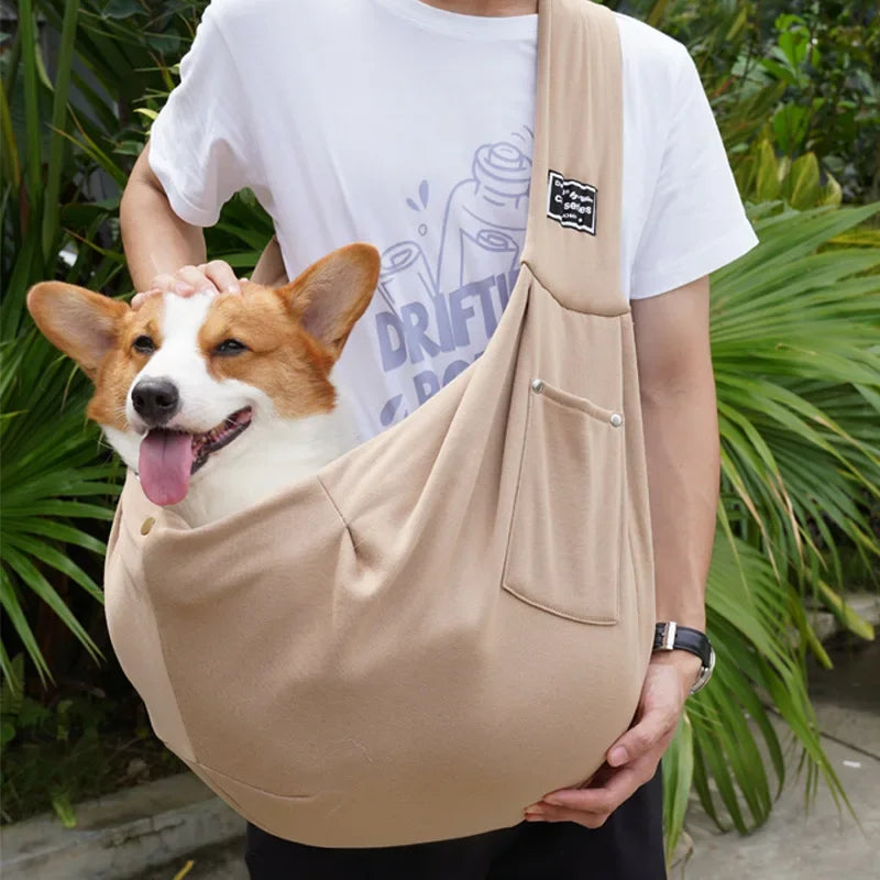 Comfortable Pet Crossbody Shoulder Bag Outdoor Travel