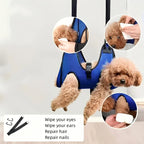 Pet Grooming Hammock Fixed Bath Bag for Nail Cutting Anti Scratch